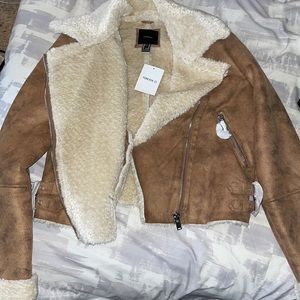 NWT Forever 21 Faux Suede Jacket